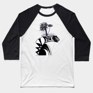 Flower Nessie Baseball T-Shirt